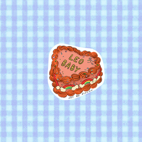 Art By Elowyn Zodiac Cake Stickers - 3" Die-Cut Stickers