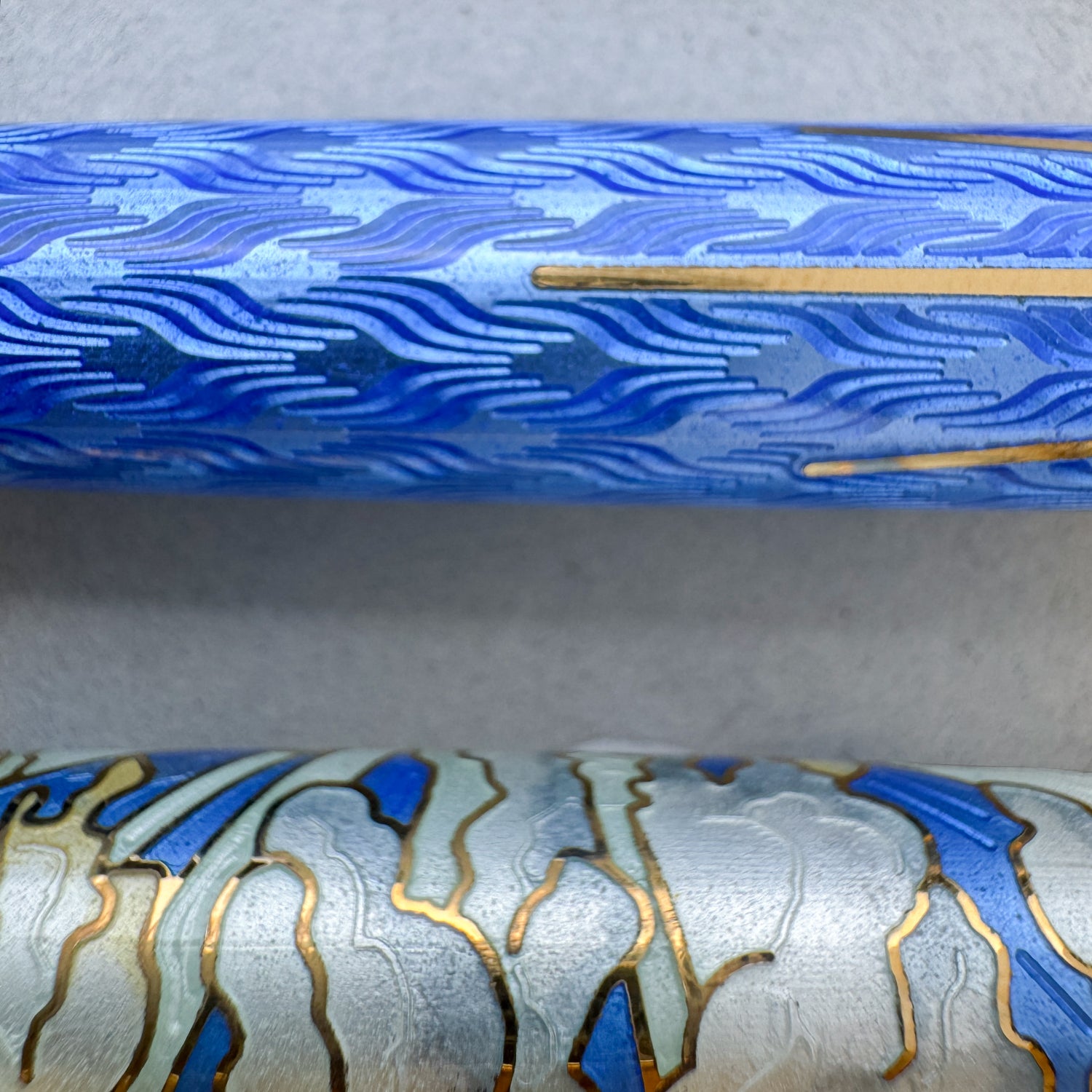 David Oscarson Deus Regit Fountain Pen - Light Blue  (Limited Edition #14/88)