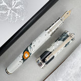 David Oscarson Edwin Hubble Fountain Pen - White (Limited Edition #07/63)