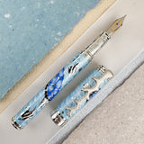 David Oscarson Sea Turtle Fountain Pen - Light Blue (Limited Edition #06/88)