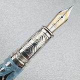 David Oscarson Sea Turtle Fountain Pen - Light Blue (Limited Edition #06/88)