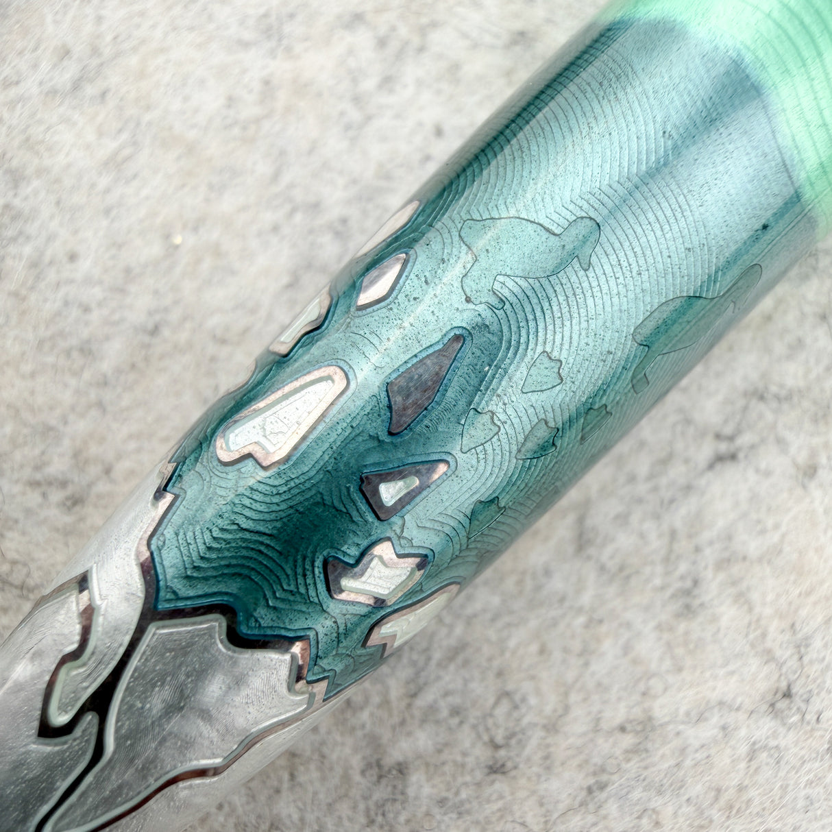 David Oscarson Hans Christian Andersen Fountain Pen - Mint with Silver (Limited Edition #02/08)