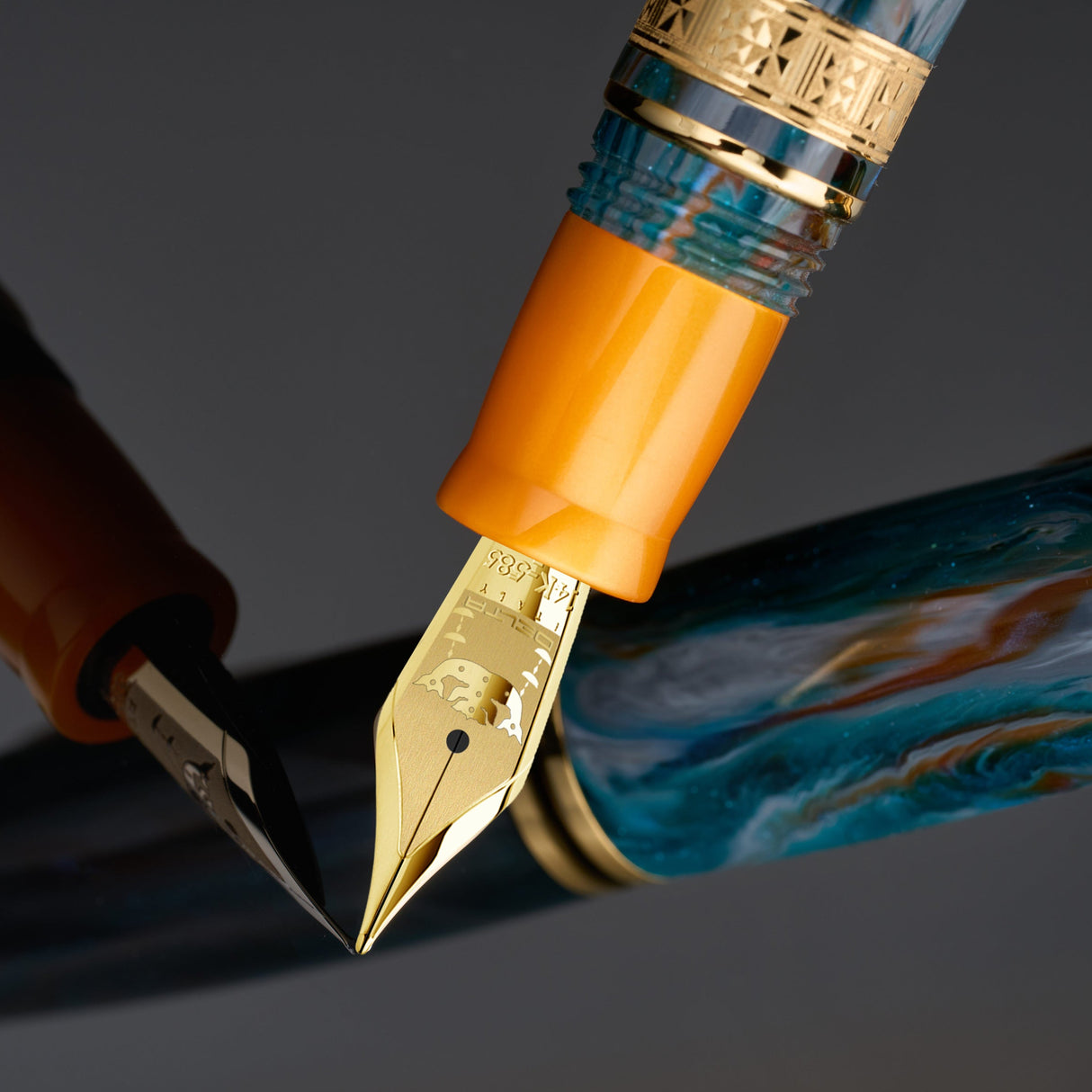Delta Indigenous People Fountain Pen - Bajau w/14k Nib (Limited Edition)