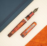 Delta Duna Fountain Pen - Montana Sunset w/ Ruthenium Trim (Limited Edition)