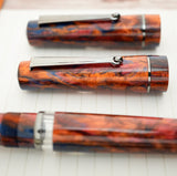 Delta Duna Rollerball Pen - Montana Sunset w/ Ruthenium Trim (Limited Edition)