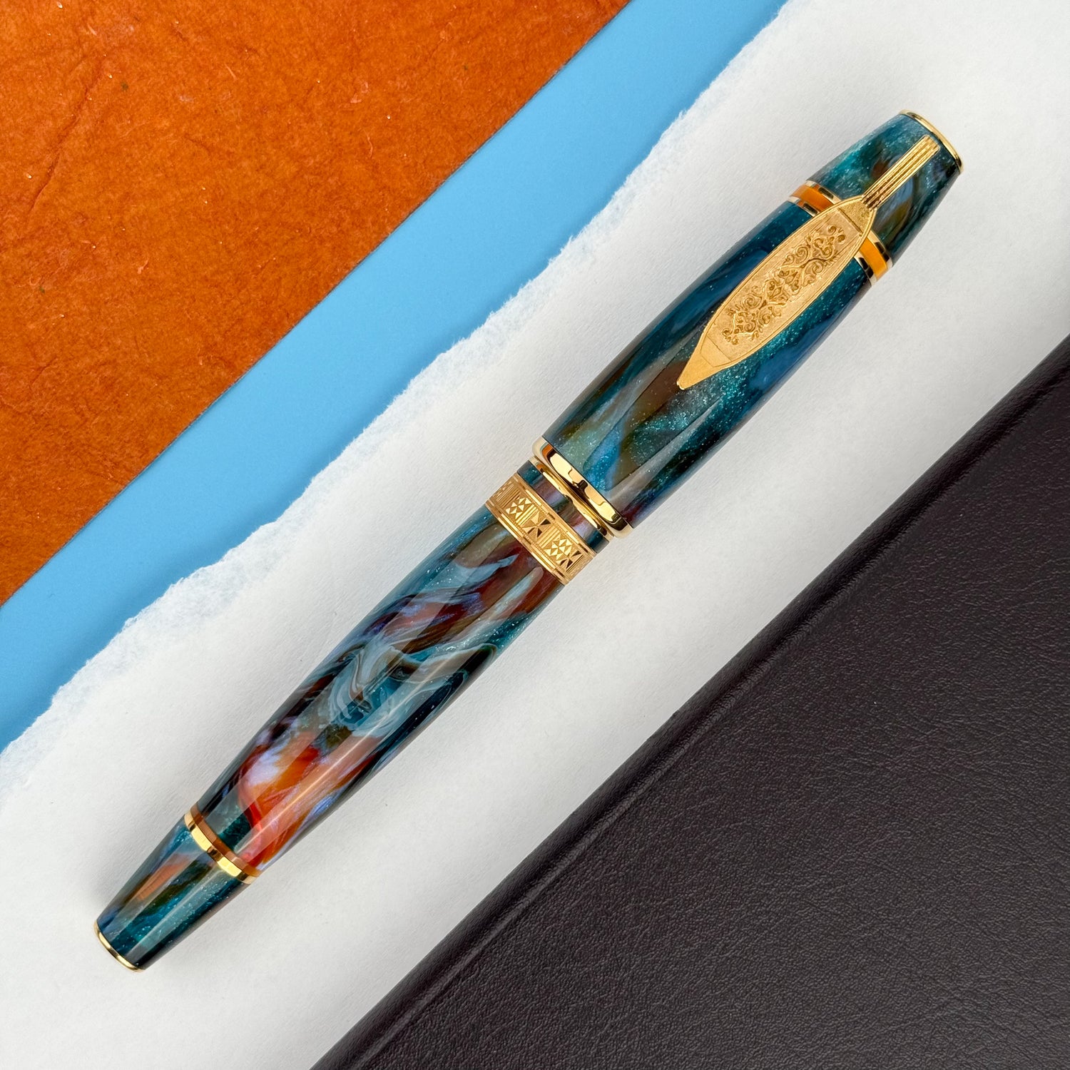 Delta Indigenous People Fountain Pen - Bajau w/14k Nib (Limited Edition)