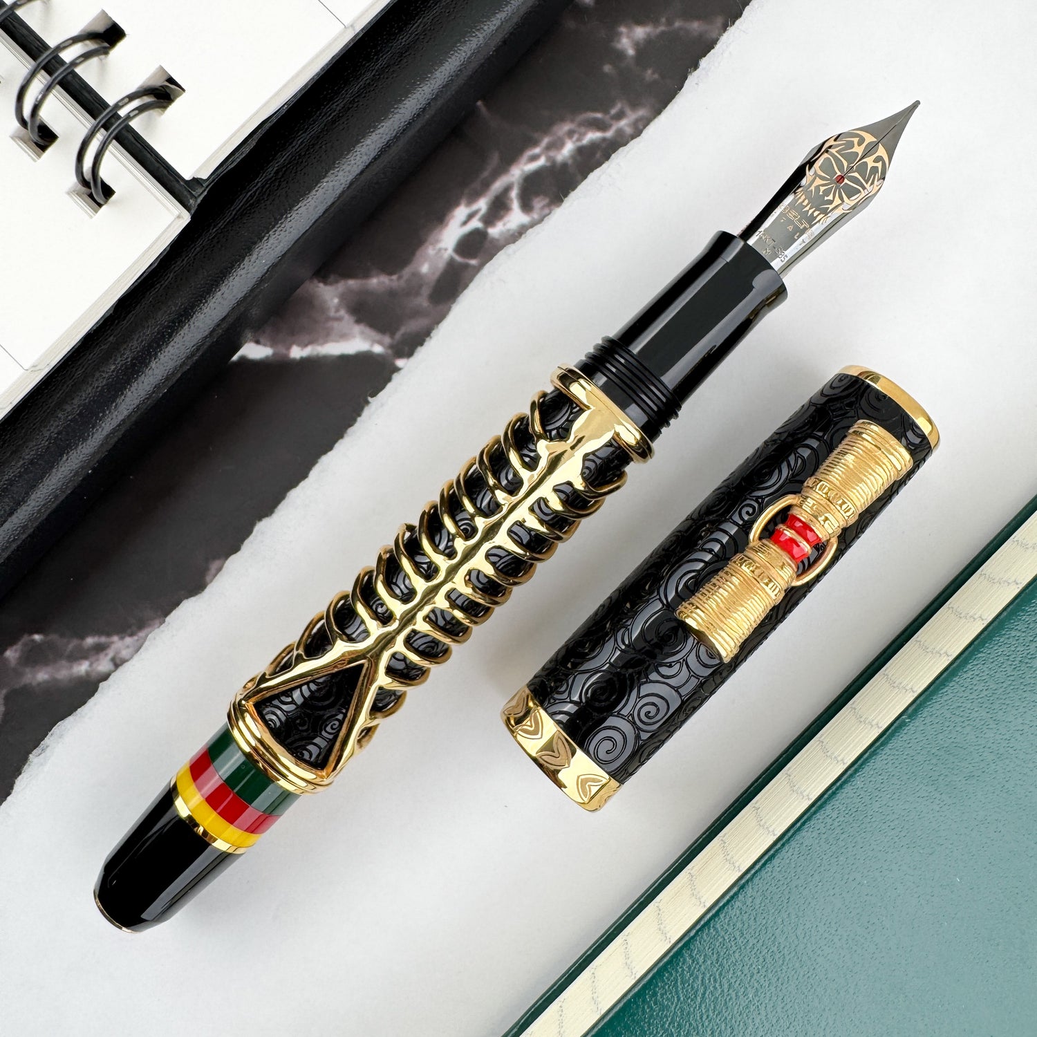 Delta Indigenous People Vermeil Fountain Pen - Simbu (Limited Edition)(Doorbuster)