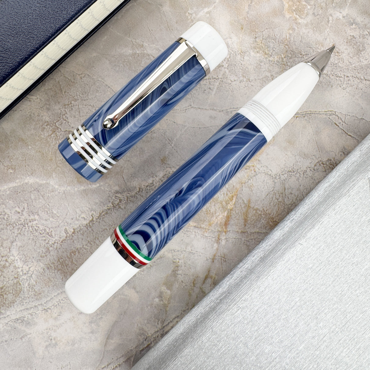 Delta Magic4 Napoli Rollerball Pen w/ Palladium Trim (Special Edition)