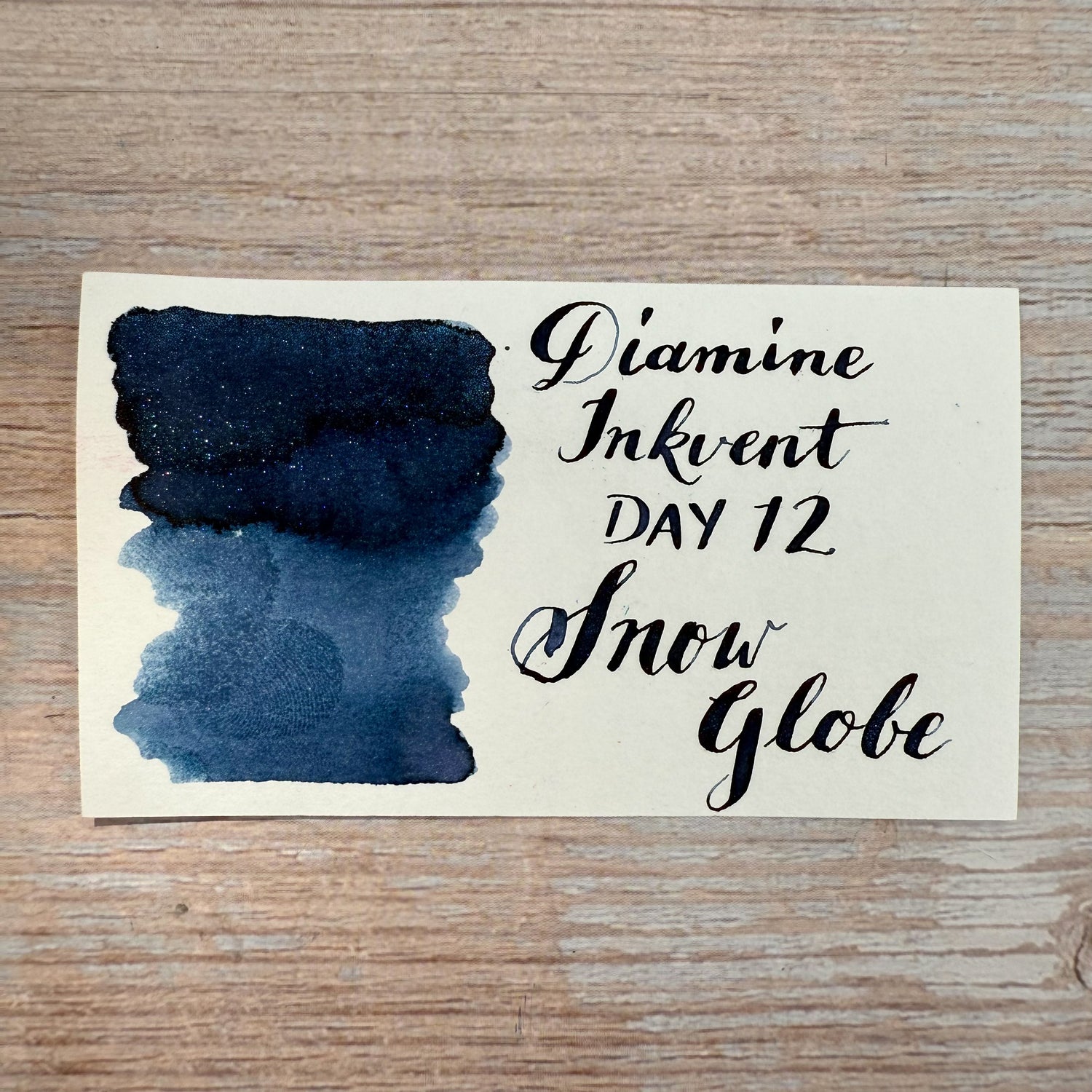 Diamine Inkvent Snow Globe - 50ml Bottled Ink