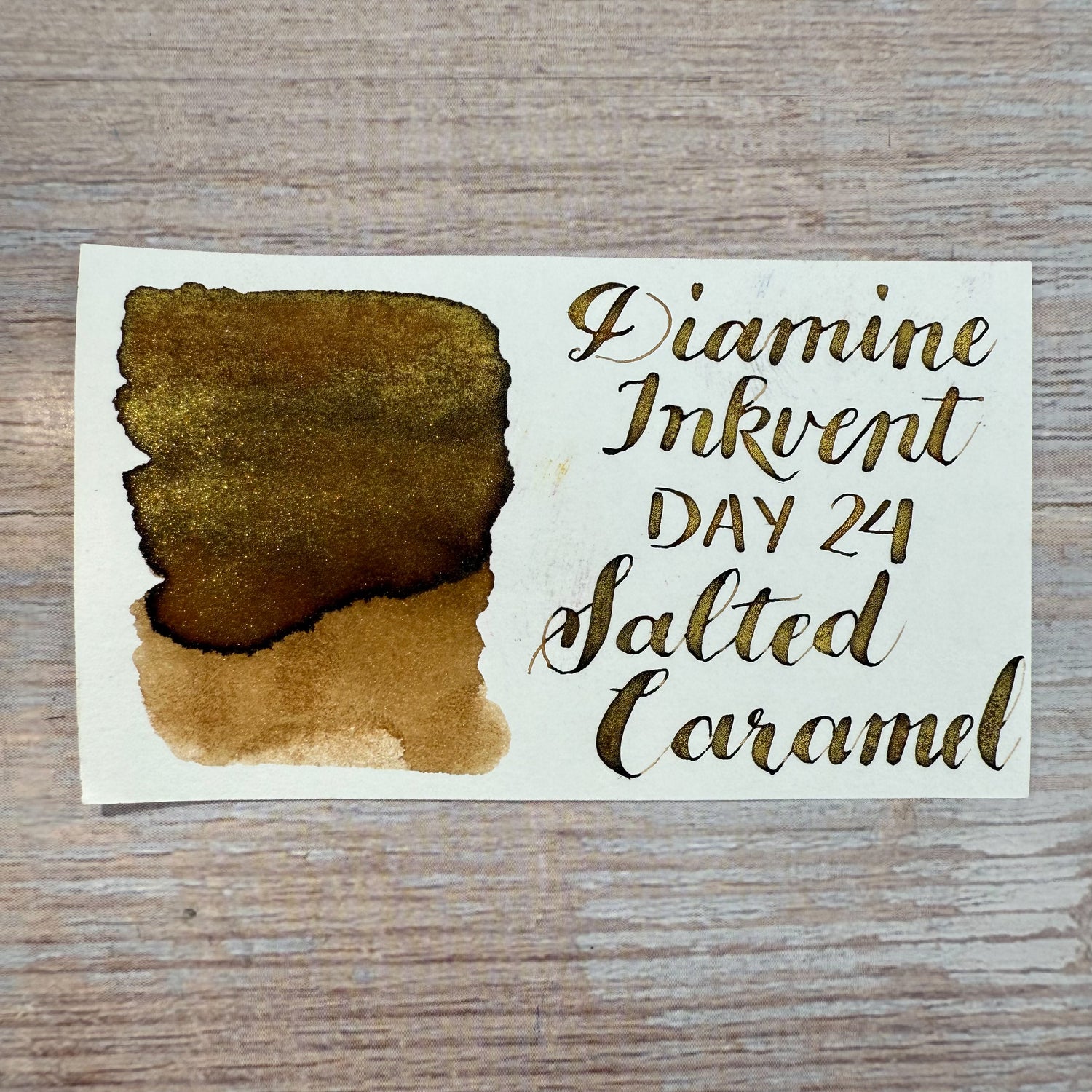 Diamine Inkvent Salted Caramel - 50ml Bottled Ink