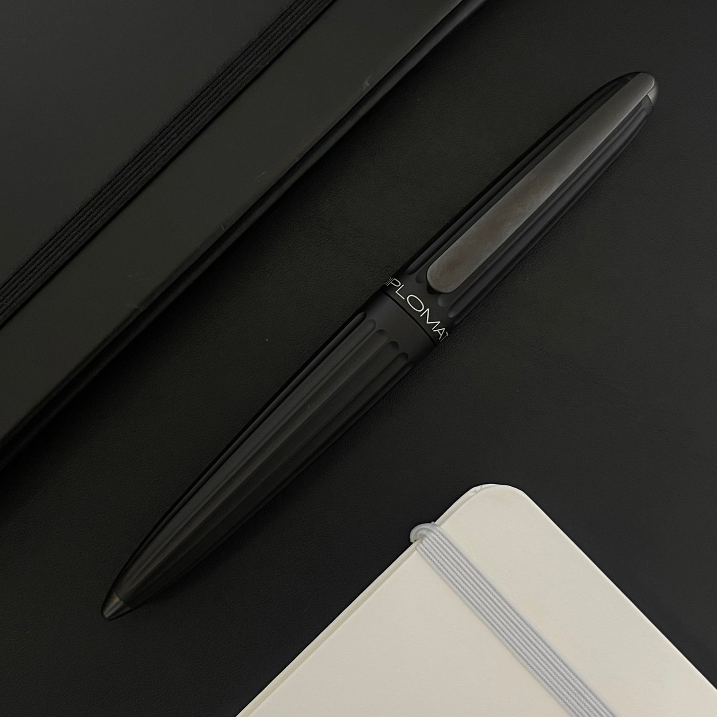 Diplomat Aero Rollerball Pen - Black