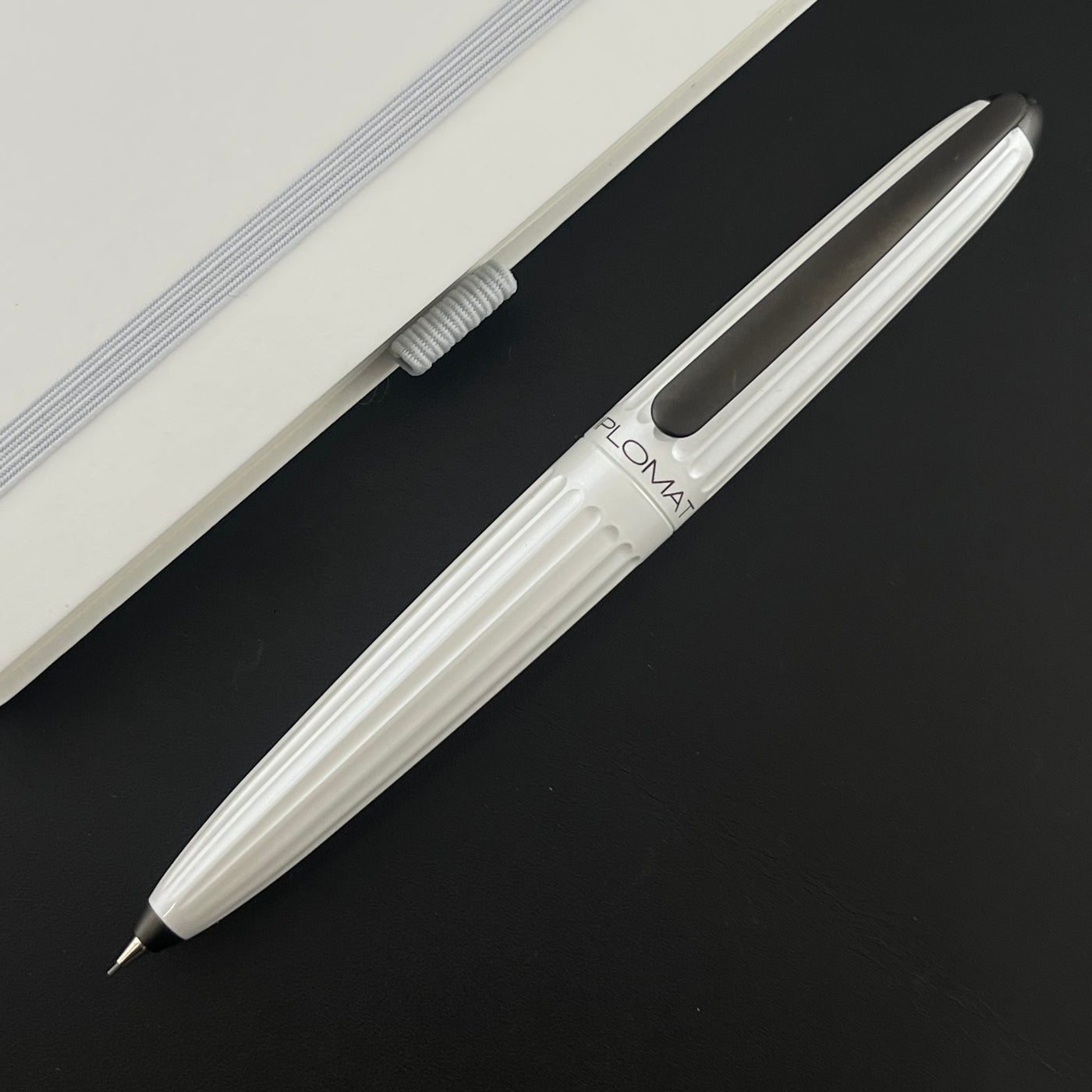 Diplomat Aero Mechanical Pencil - Lacquered White (0.7mm)
