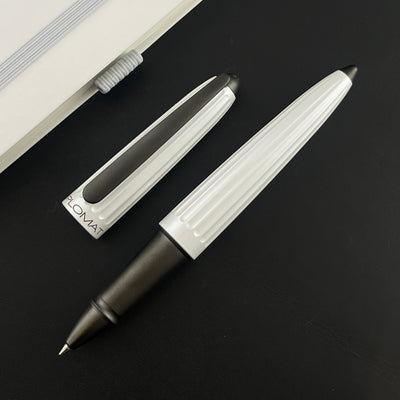 Diplomat Aero Rollerball Pen - Lacquered White