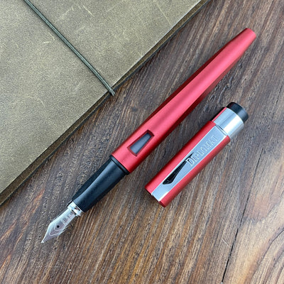 Diplomat Magnum Fountain Pen - Burned Red