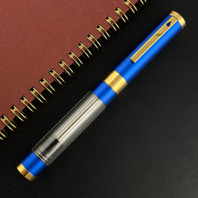 Diplomat Nexus Fountain Pen - Demo Blue (14kt Gold Nib)