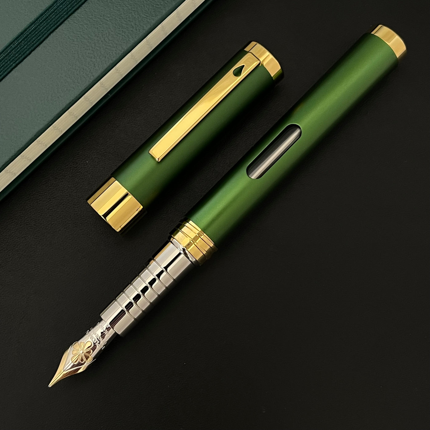 Diplomat Nexus Fountain Pen - Green (14kt Gold Nib)