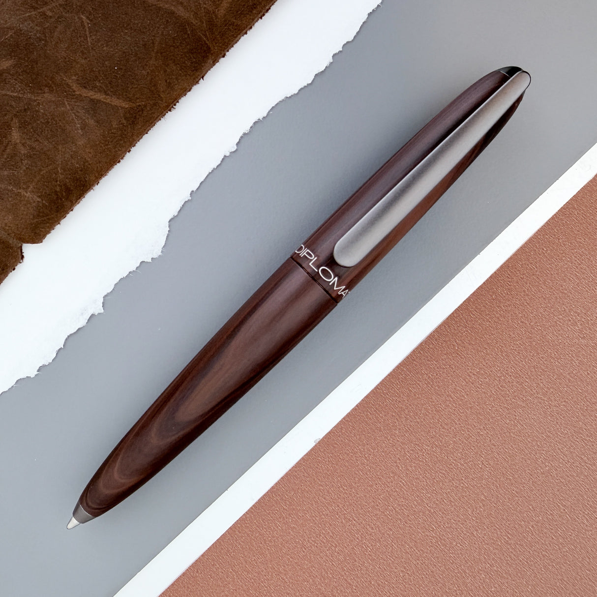 Diplomat Aero Ballpoint Pen - Black Forest