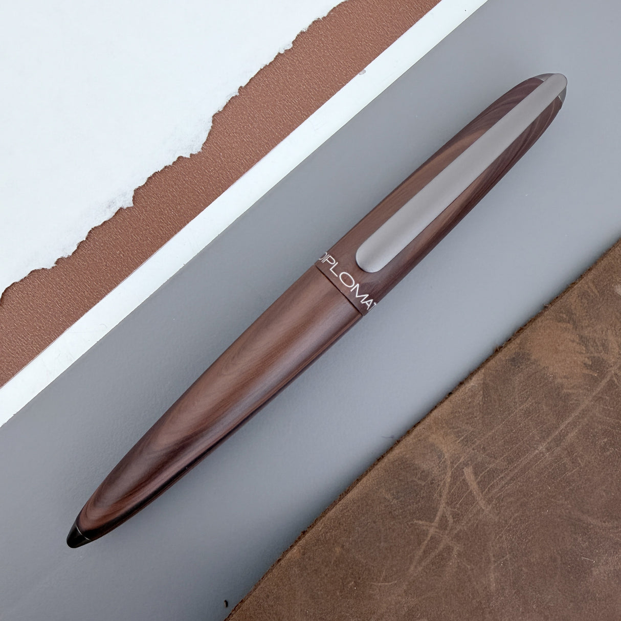 Diplomat Aero Rollerball Pen - Black Forest