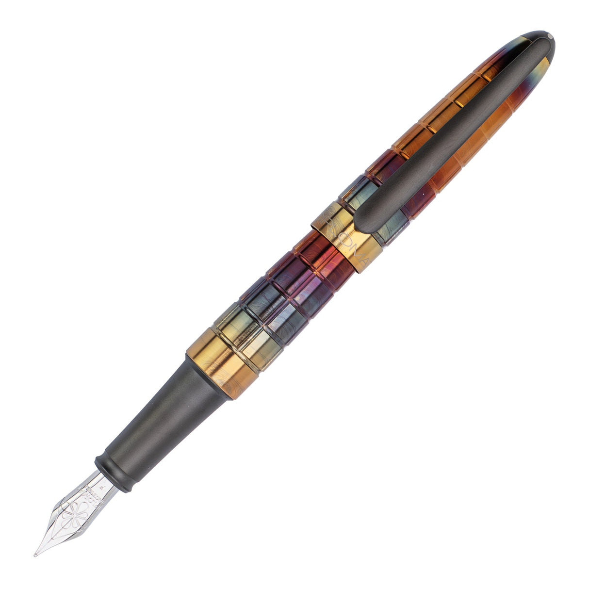 Diplomat Aero Rhomb Flame Fountain Pen 14K Gold Nib