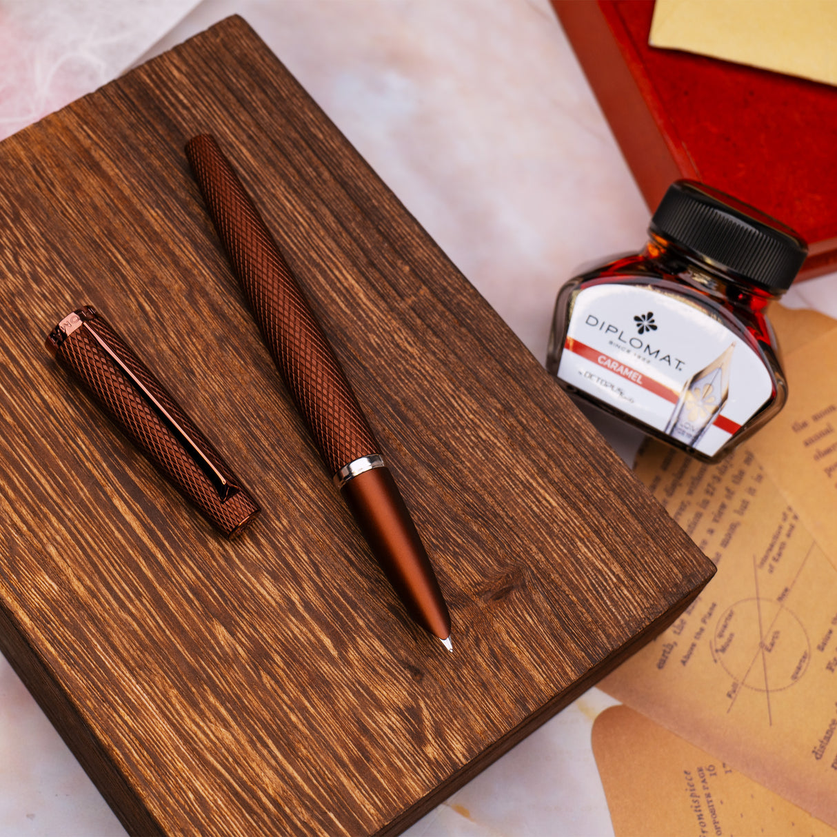 Diplomat Viper Fountain Pen - Brown
