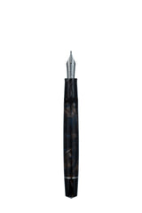Omas Bologna Galassia Fountain Pen - Ruthenium Trim