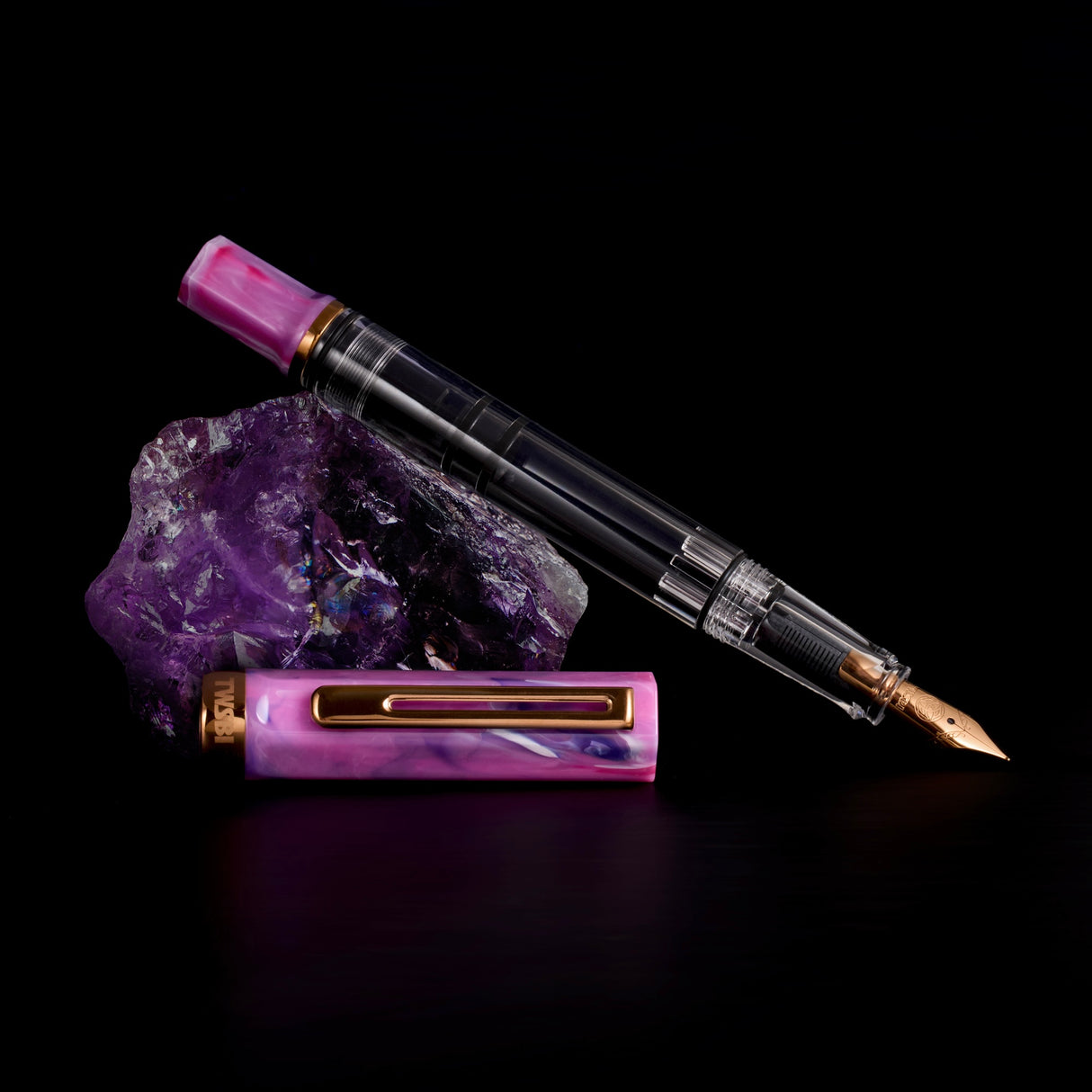 TWSBI Eco Fountain Pen - Fluorite Purple w/ Bronze