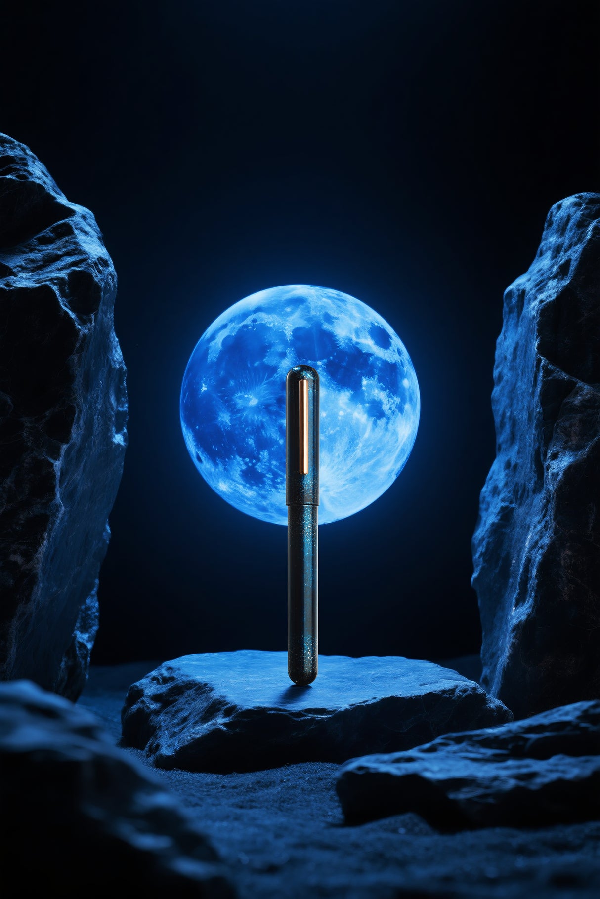 IKKAKU by Nahvalur Fountain Pen - Blue Moon