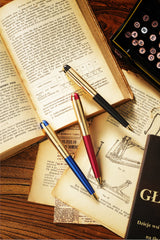 Wahl Eversharp Skyline Ballpoint Pen - Blue w/Gold Trim