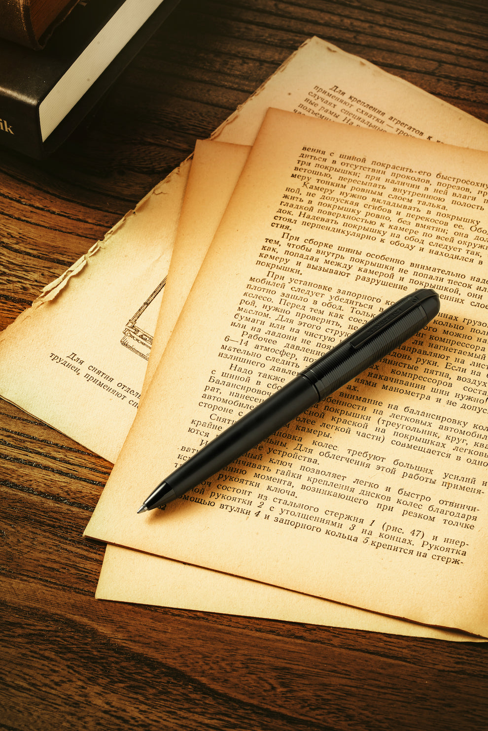 Wahl Eversharp Skyline Aviator Ballpoint Pen - Black