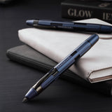 Nahvalur Eclipse Fountain Pen - Cobalt w/ Black Trim