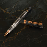 TWSBI Black Marble and Bronze Fountain Pen