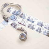 CoraCreaCrafts Sailing Ships Transparent Tape