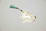 CoraCreaCrafts Golden Unicorn Bookmark