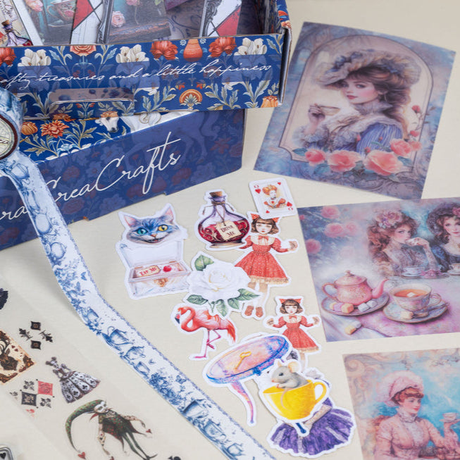 CoraCreaCrafts Tea Party/Alice Box
