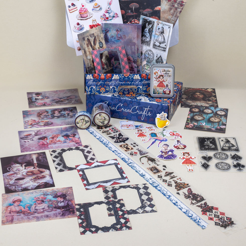 CoraCreaCrafts Tea Party/Alice Box