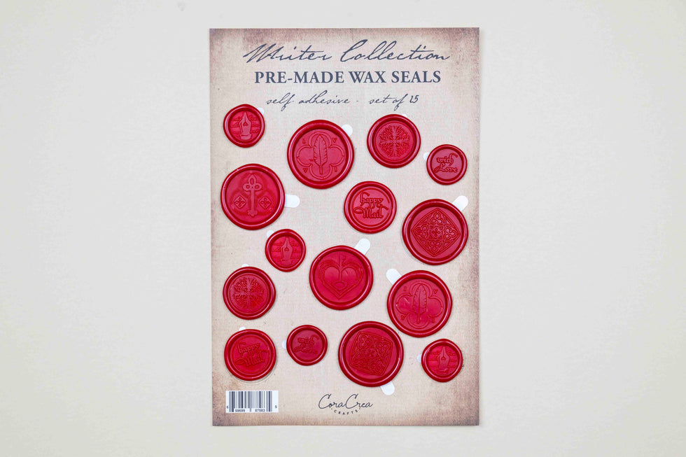 CoraCreaCrafts Writer's Collection - Premade Wax Seals