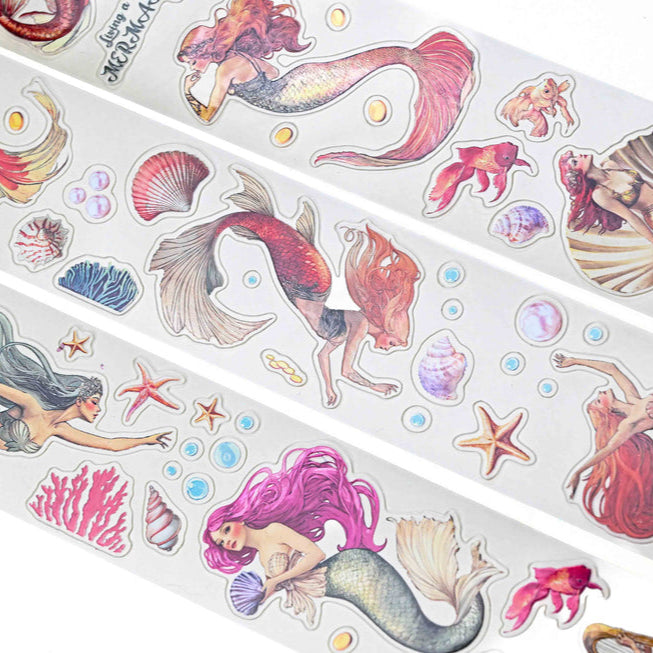 CoraCreaCrafts Mermaid Transparent Tape