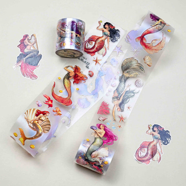 CoraCreaCrafts Mermaid Transparent Tape