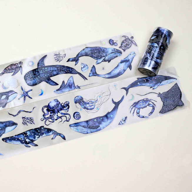 CoraCreaCrafts Mystical Ocean Transparent Tape (XL)
