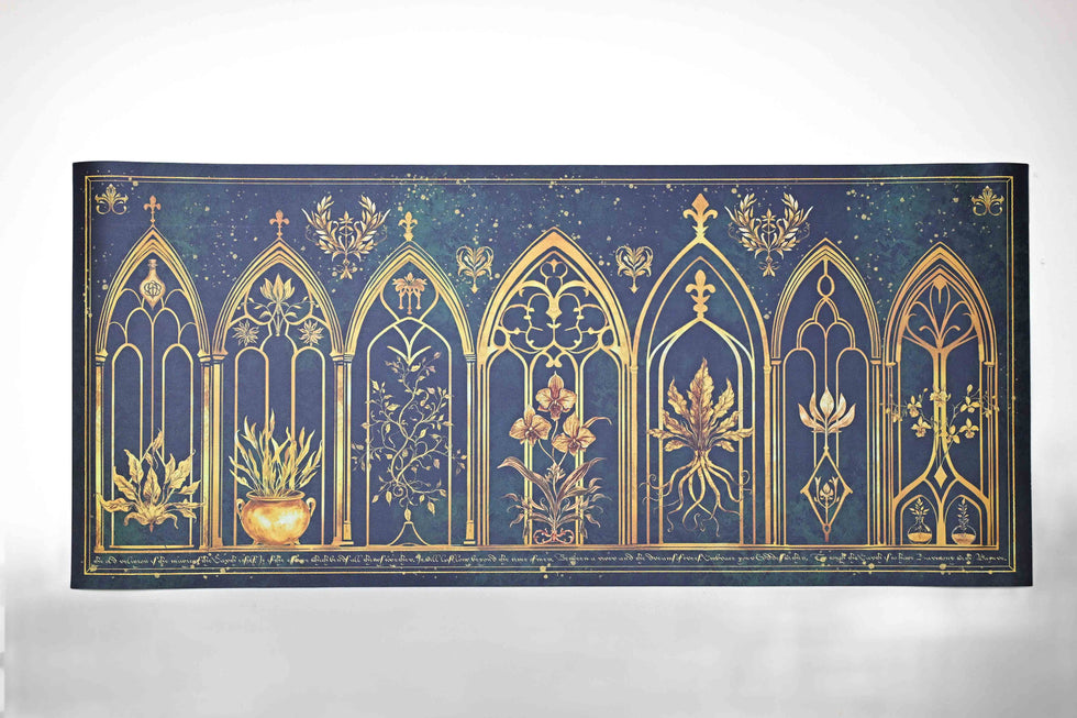 CoraCreaCrafts Desk Mat - Green Witch