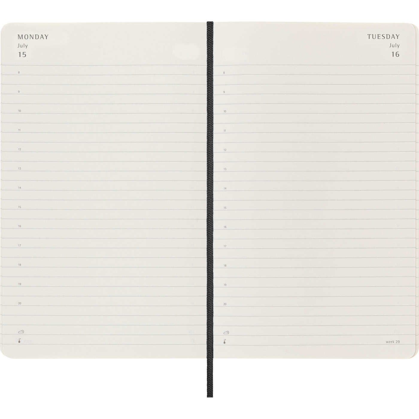 Moleskine Daily Softcover Planner - Large