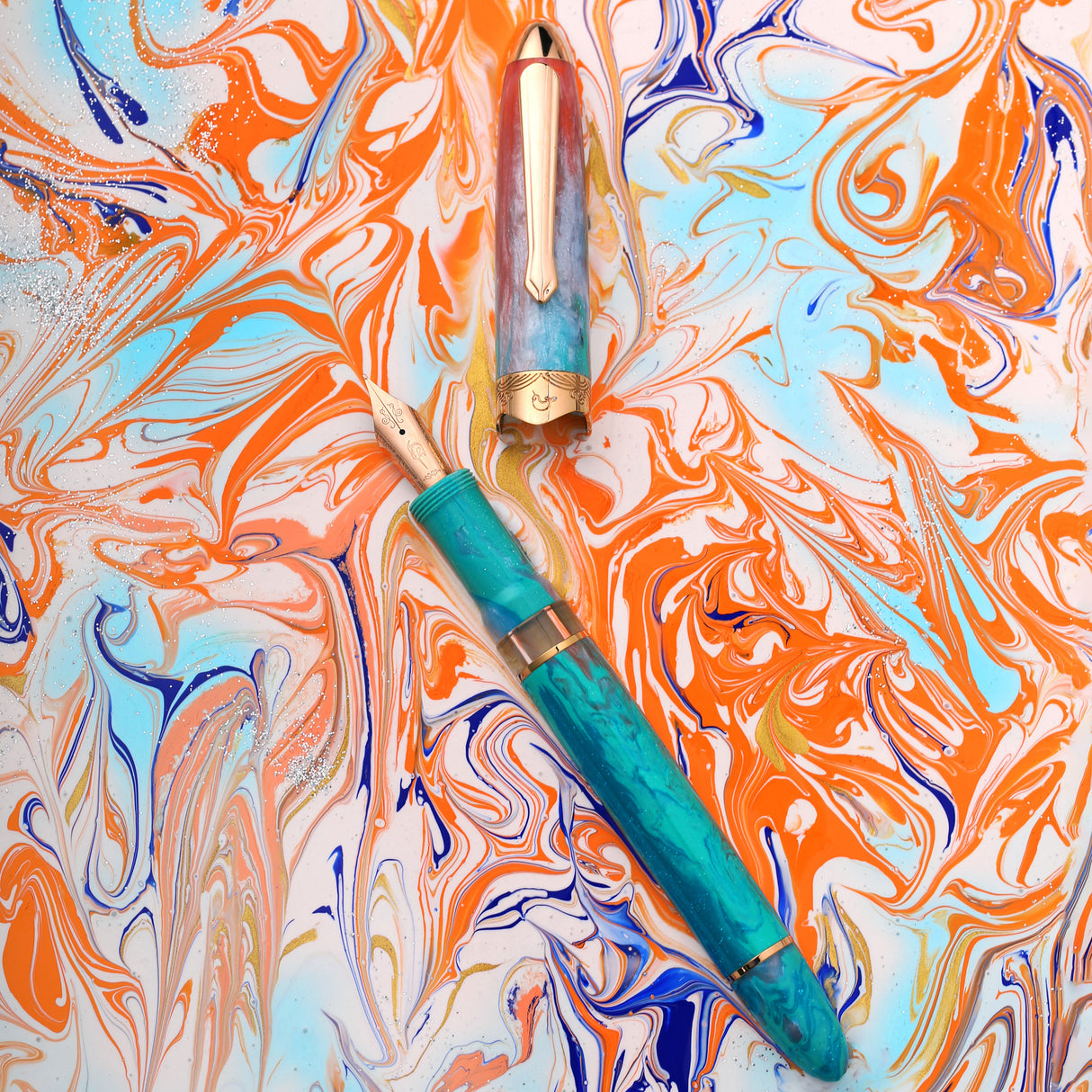 Nahvalur (Narwhal) Horizon Fountain Pen - Dawn