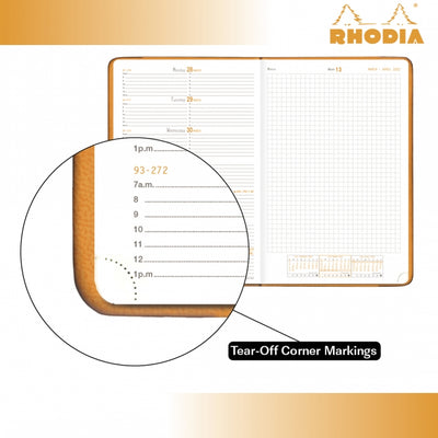 Rhodia Planner - Weekly Planner - 6 1/4 x 9 3/8