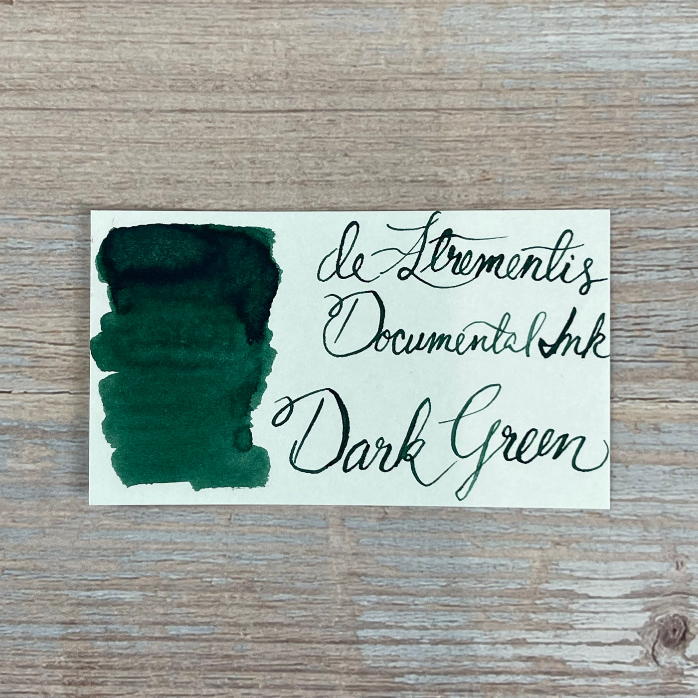 De Atramentis Document Ink Dark Green - 45ml Bottled ink