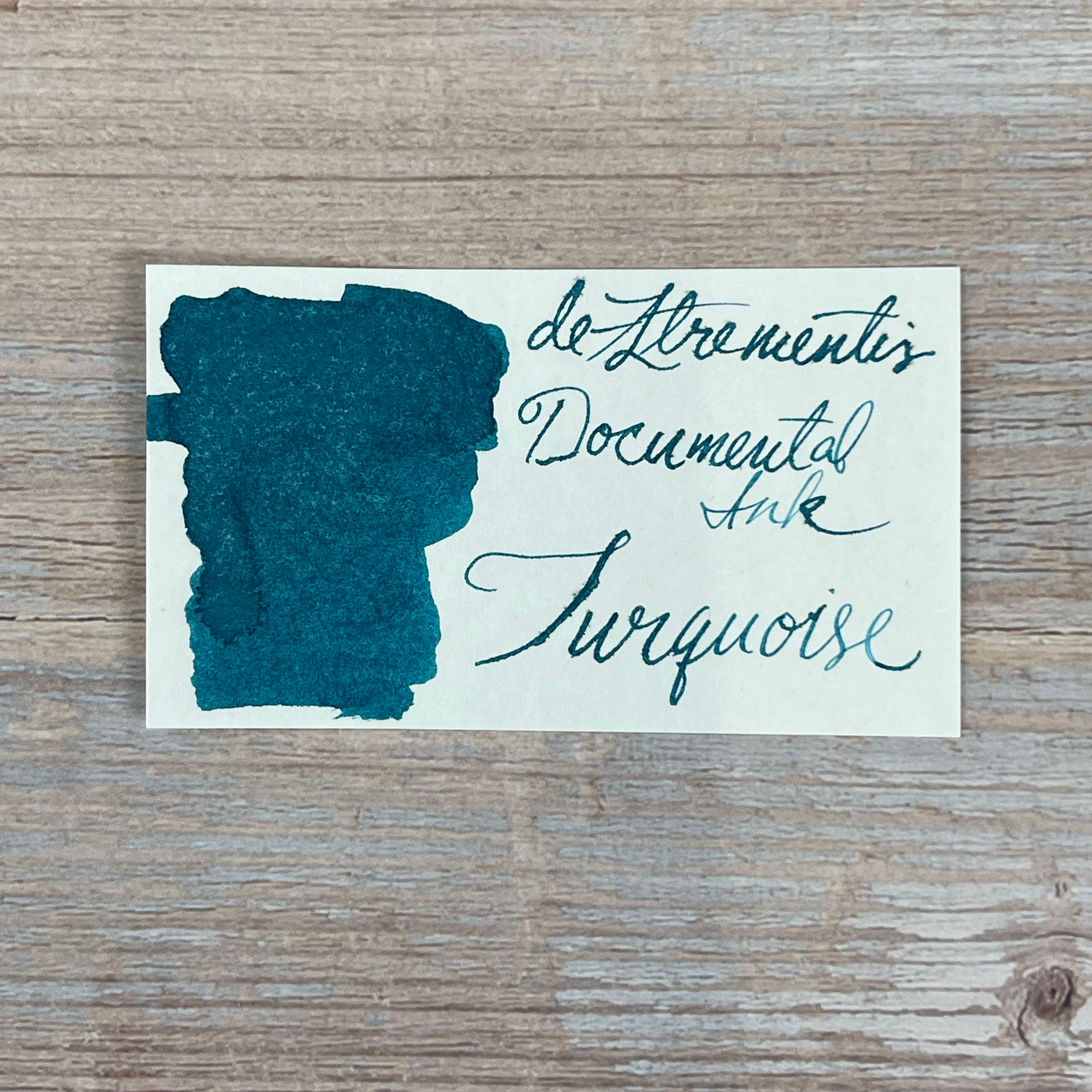 De Atramentis Document Ink Turquoise - 45ml Bottled ink