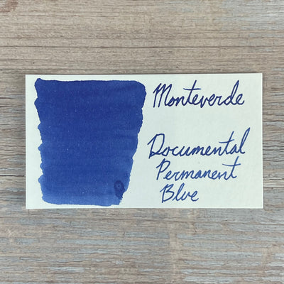 Monteverde Documental Permanent Blue - 30ml Bottled Ink