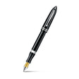 Sheaffer Balance III Fountain Pen - Black w/ Chrome Trim