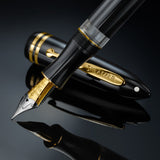 Sheaffer Balance III Fountain Pen - Black w/ Gold Trim