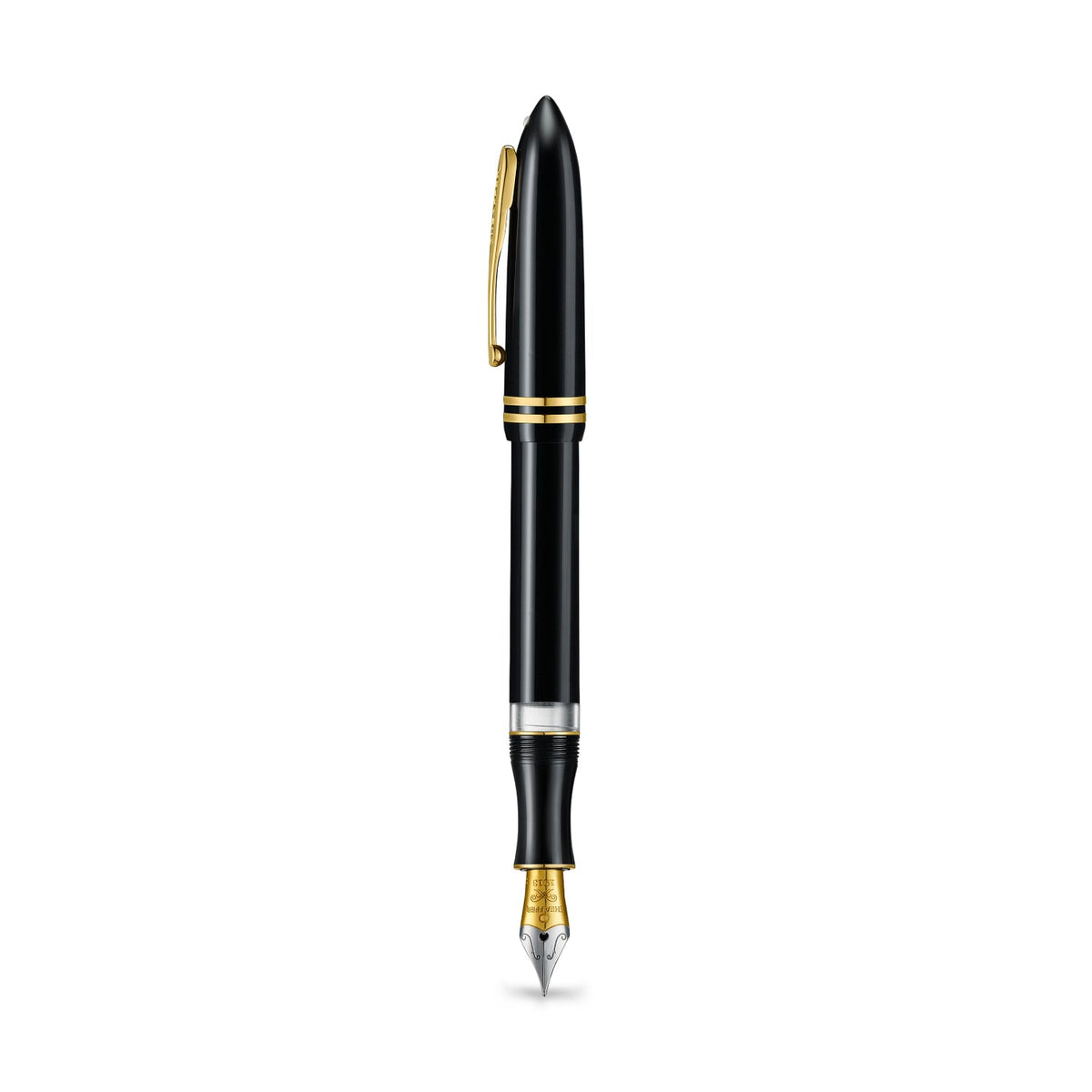 Sheaffer Balance III Fountain Pen - Black w/ Gold Trim