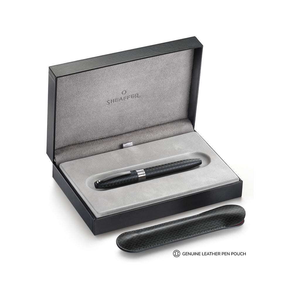 Sheaffer Legacy Chevron Fountain Pen - Matte Black